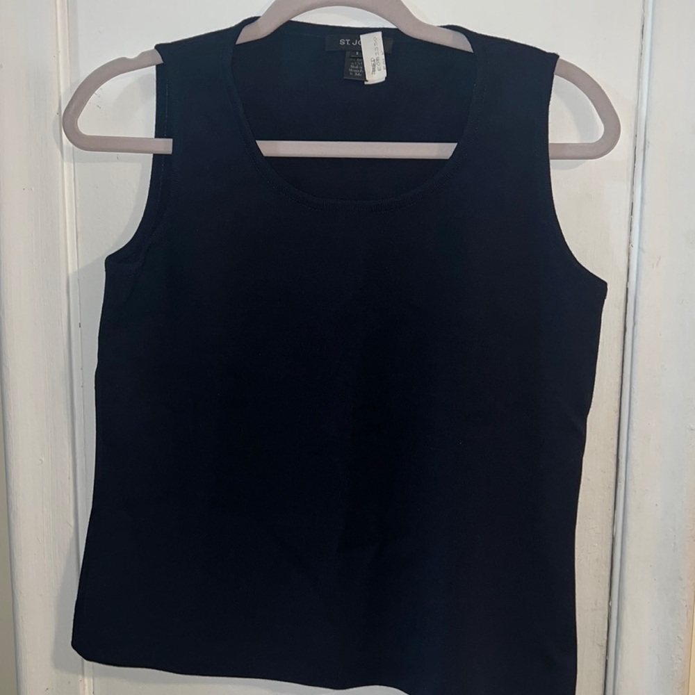 Navy blue ST.JOHN top